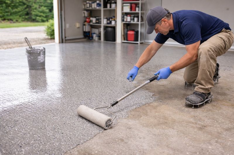 Basement Floor Epoxy Service in Woodbridge, VA