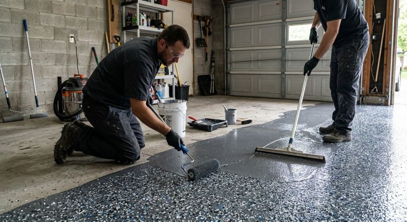 Garage Concrete Coating in Winston Salem, NC