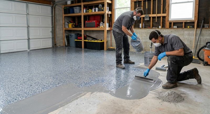 Garage Floor Epoxy Resurfacing Service